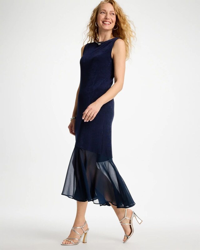 Travelers Chiffon Hem Dress - image 2